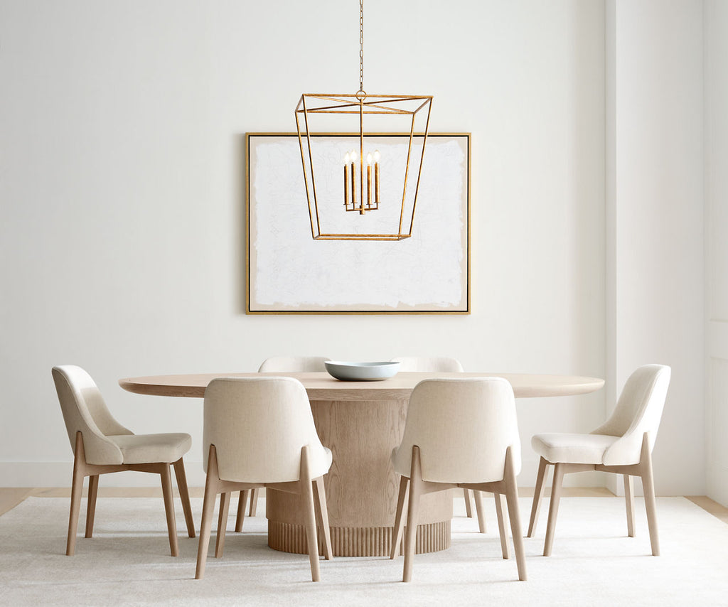 Viota Large Lantern Casted Gild