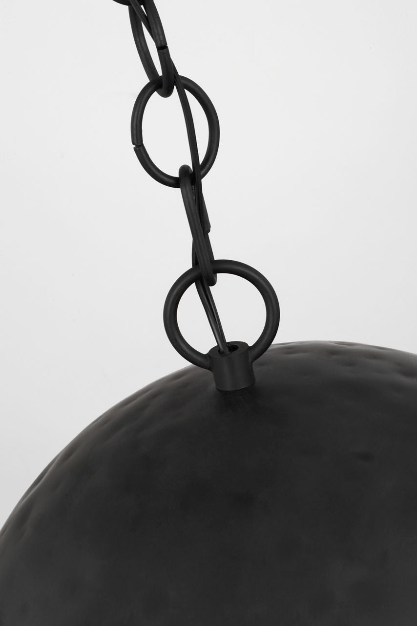 Whare Large Pendant | Aged Iron