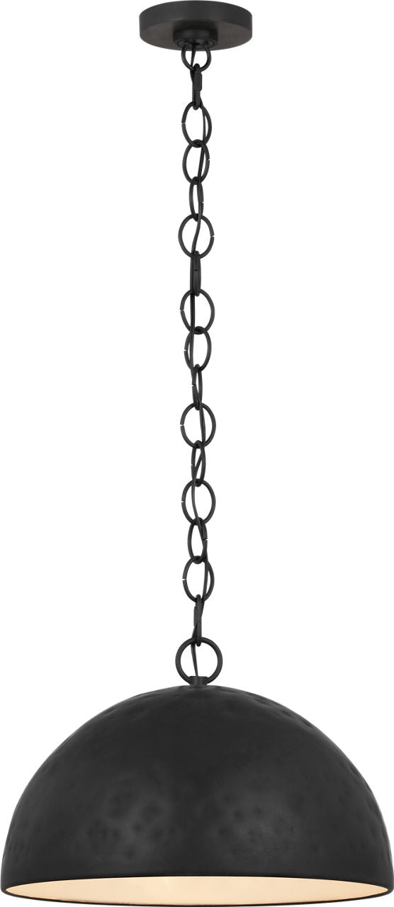 Whare Large Pendant | Aged Iron