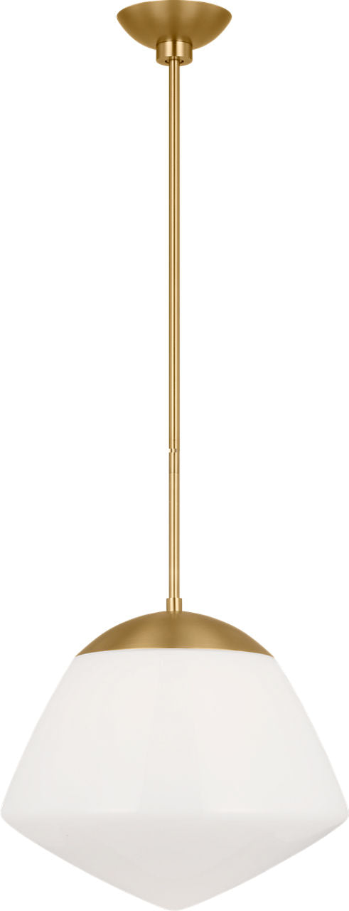 Milne Large Pendant Burnished Brass