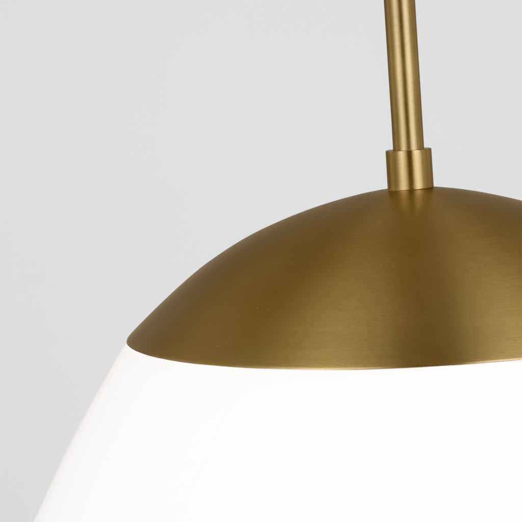 Milne Small Pendant Burnished Brass