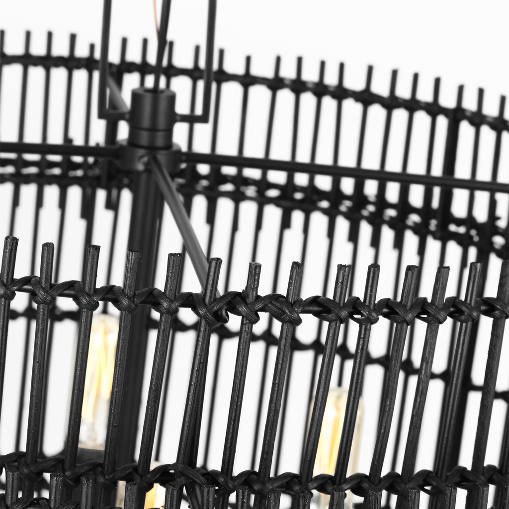 Elio Medium Hanging Shade Aged Iron