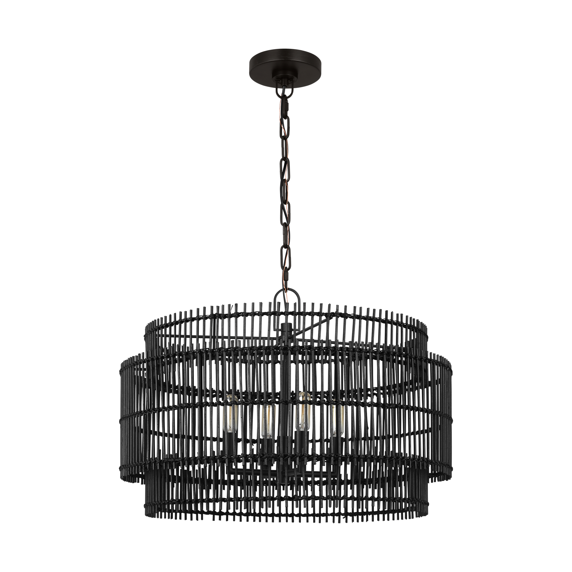 Elio Medium Hanging Shade Aged Iron