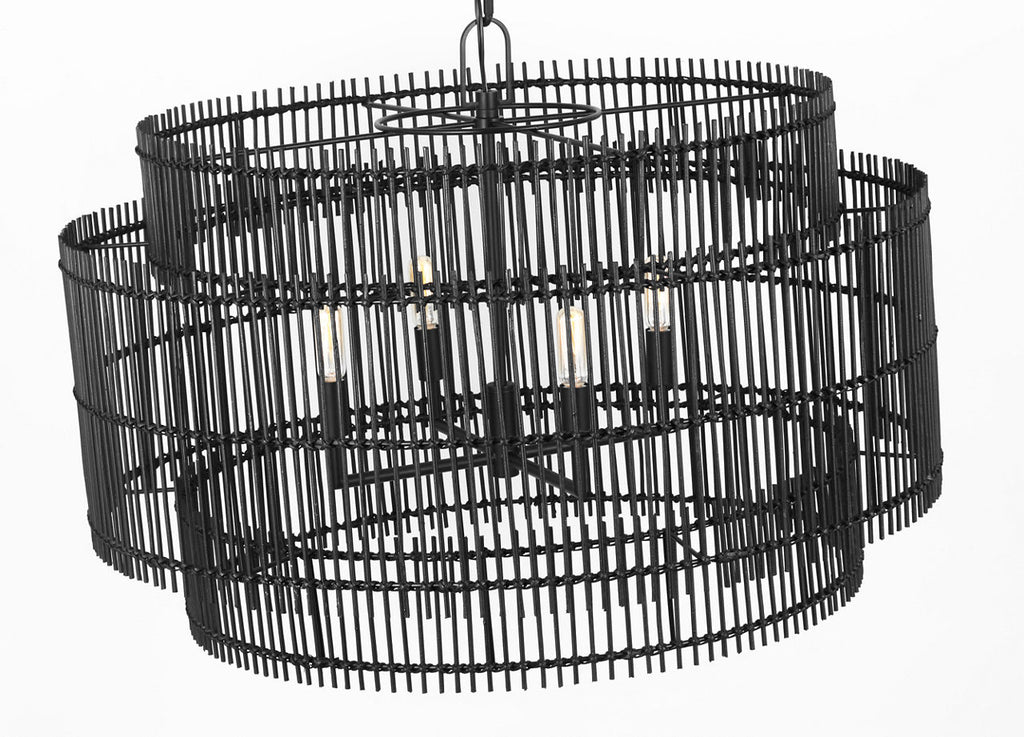 Elio Large Hanging Shade Aged Iron