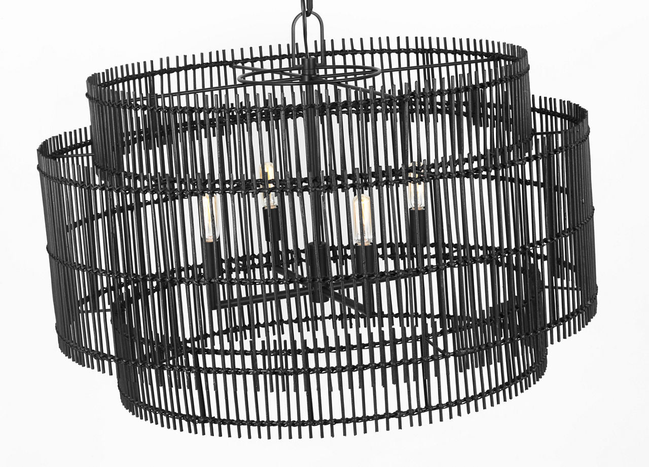 Elio Large Hanging Shade Aged Iron