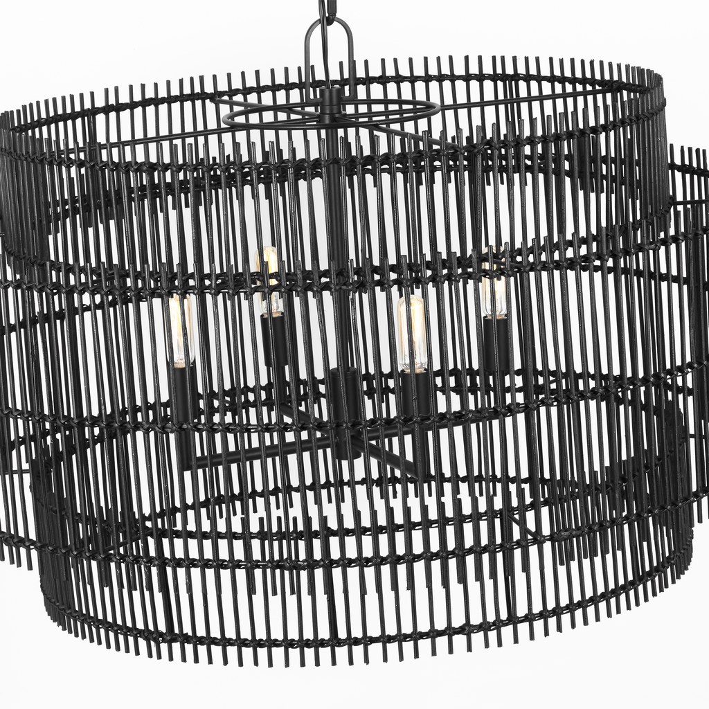 Elio Large Hanging Shade Aged Iron