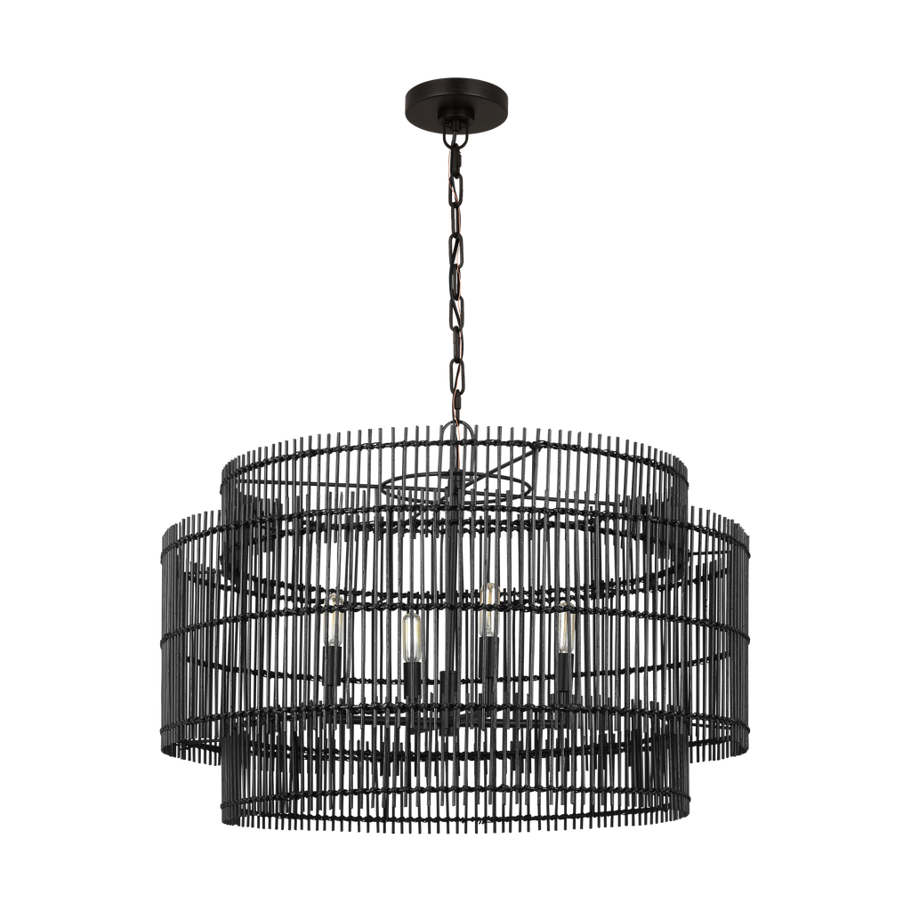Elio Large Hanging Shade Aged Iron