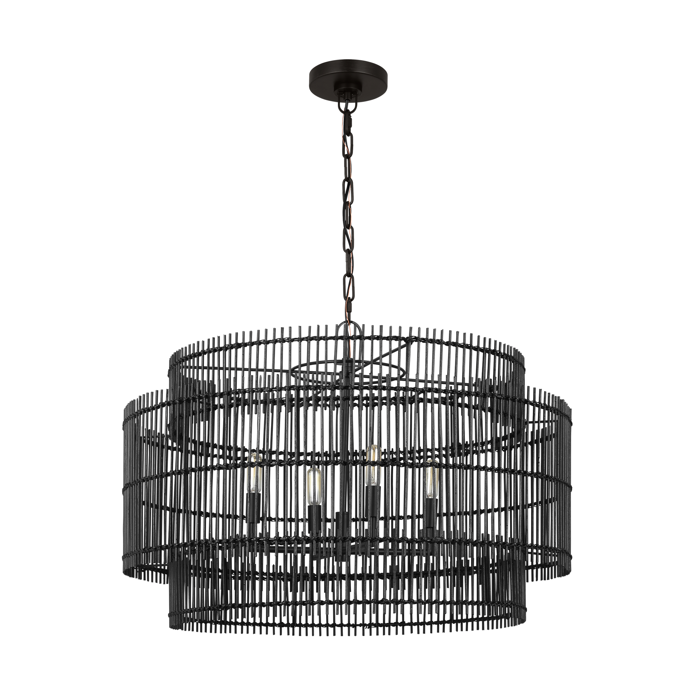 Elio Large Hanging Shade Aged Iron