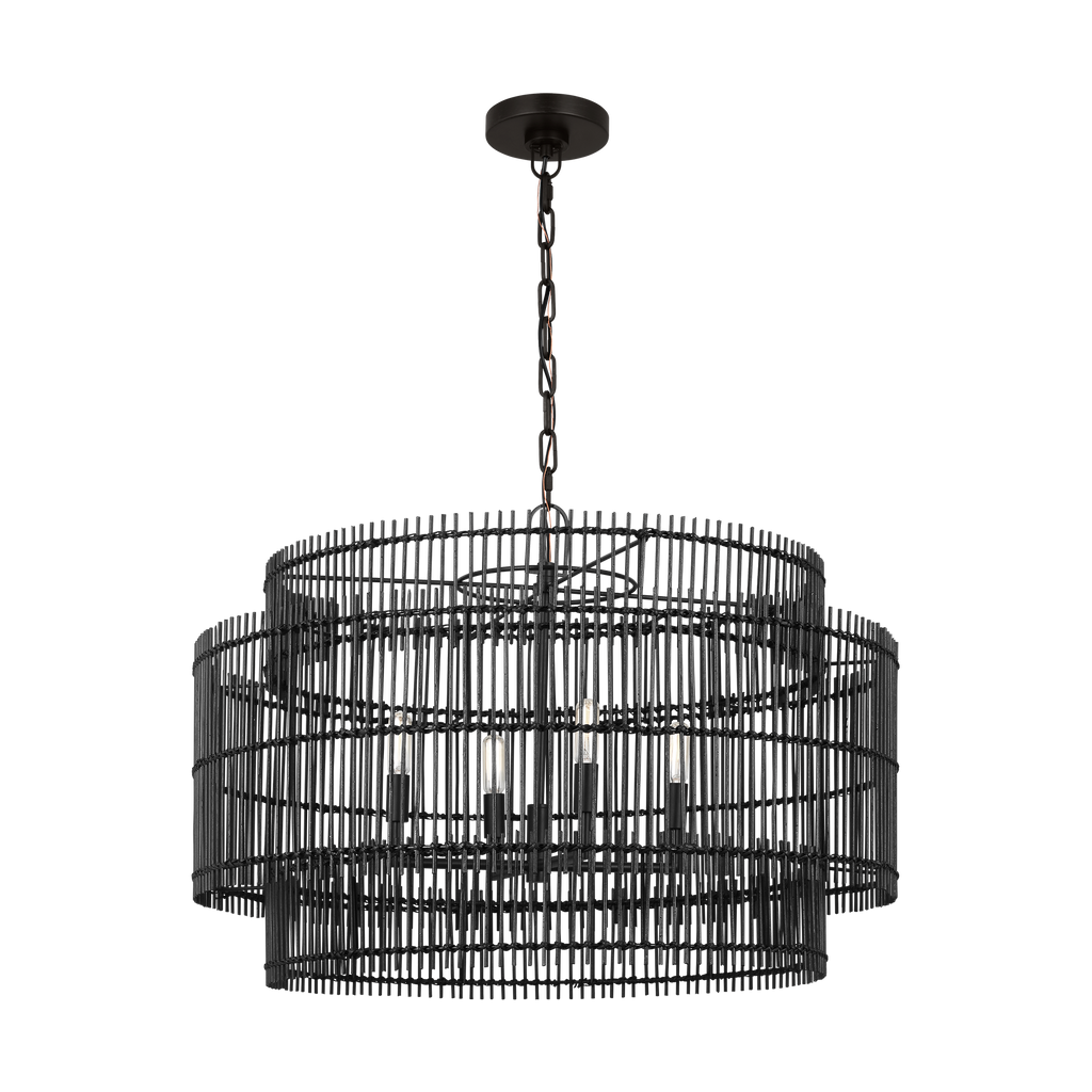 Elio Large Hanging Shade Aged Iron
