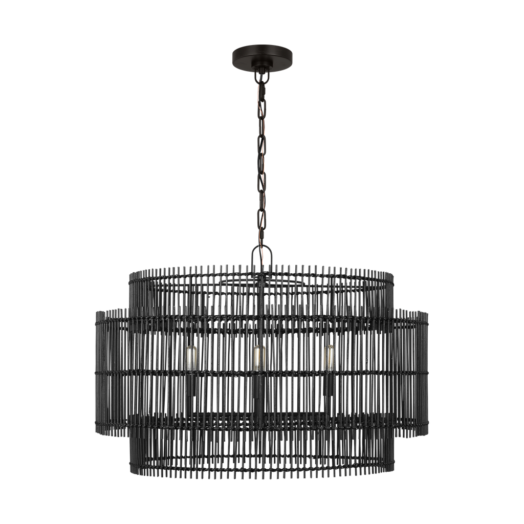 Elio Large Hanging Shade Aged Iron