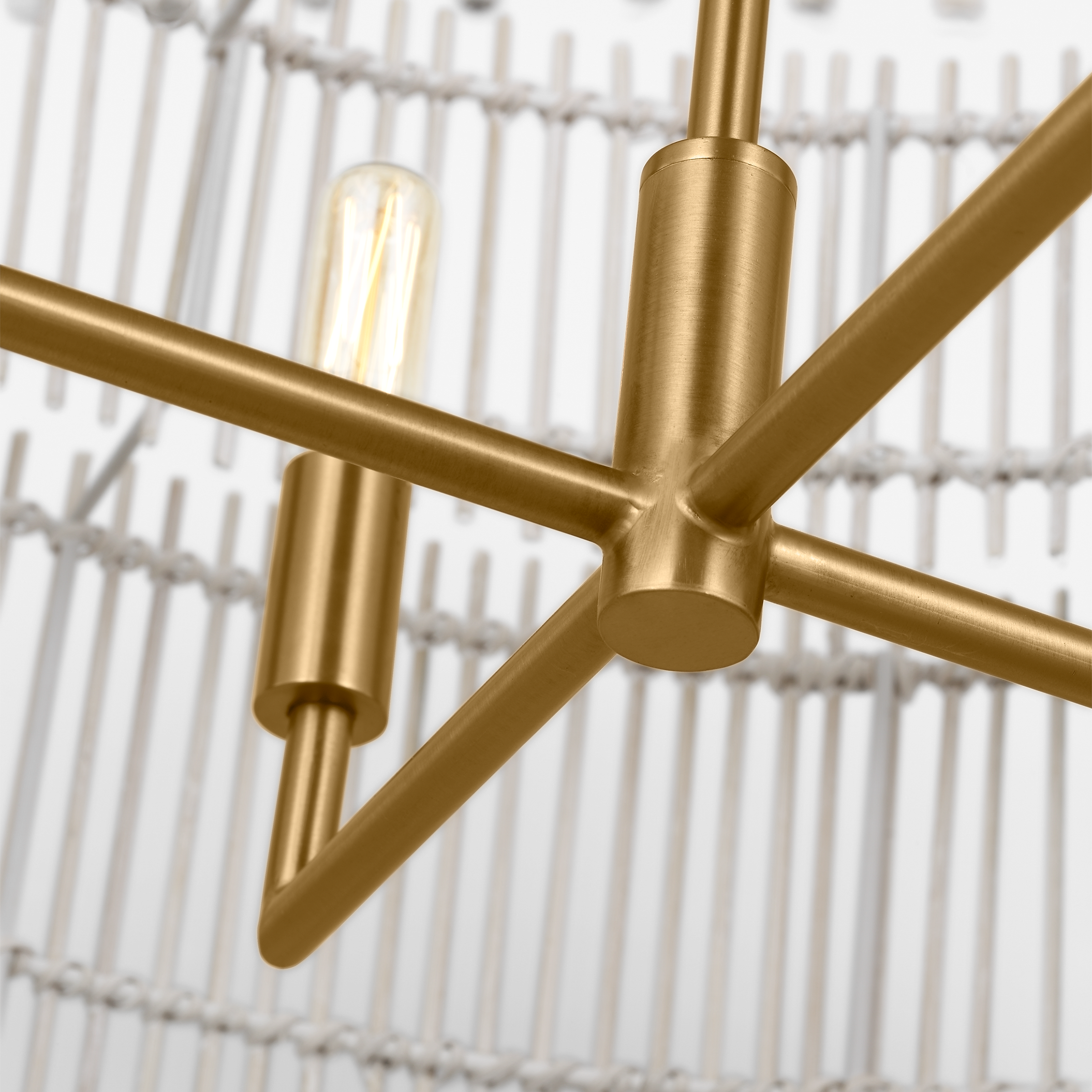 Elio Large Hanging Shade Burnished Brass