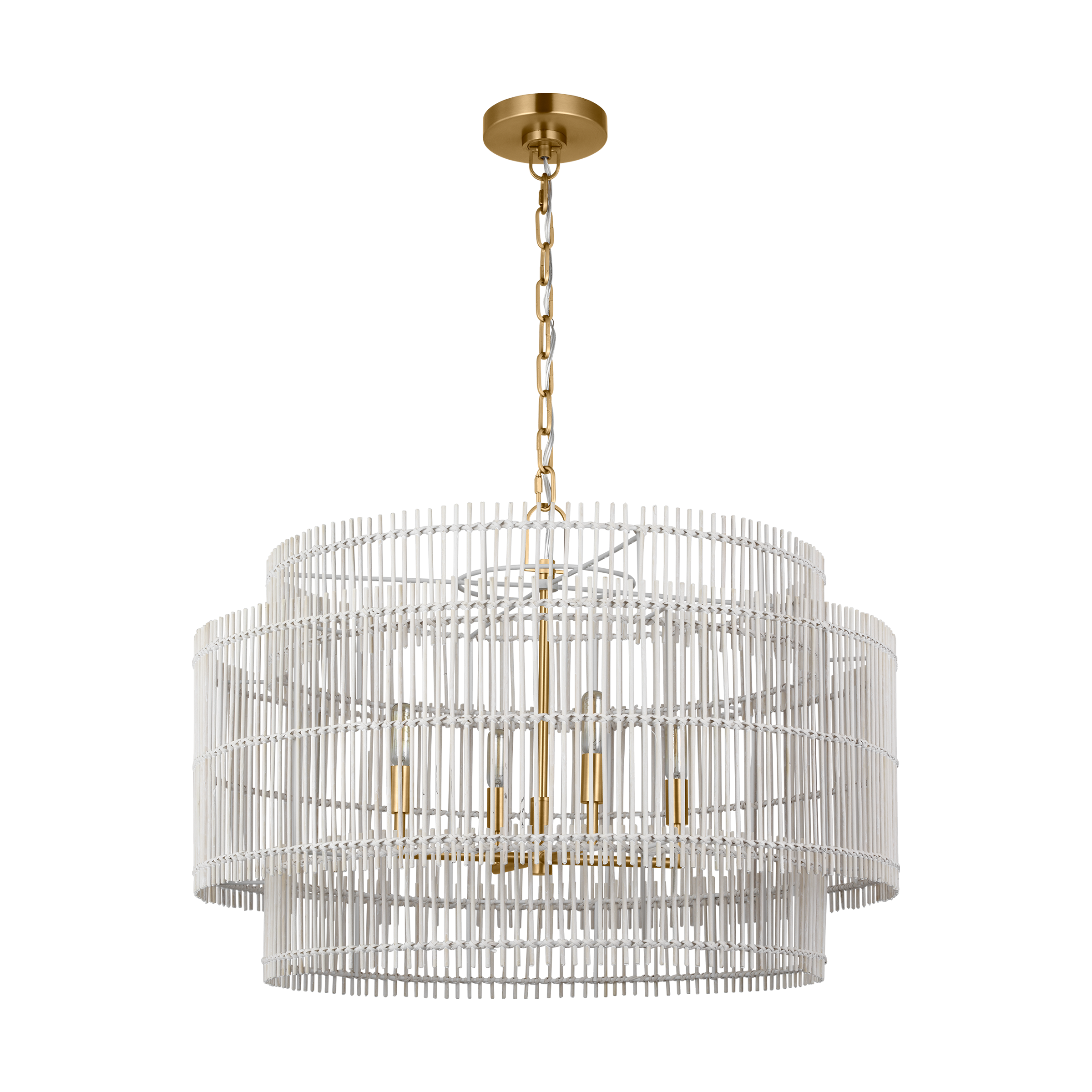 Elio Large Hanging Shade Burnished Brass