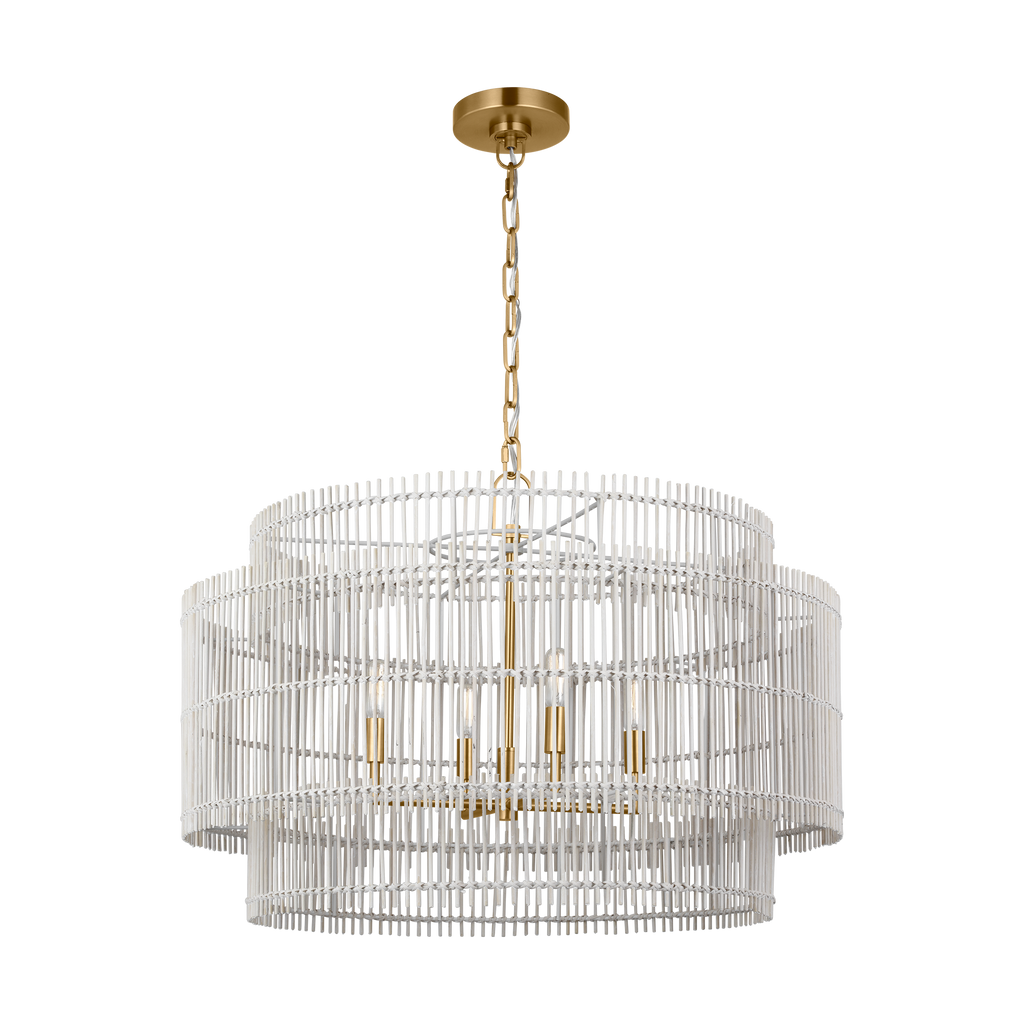 Elio Large Hanging Shade Burnished Brass