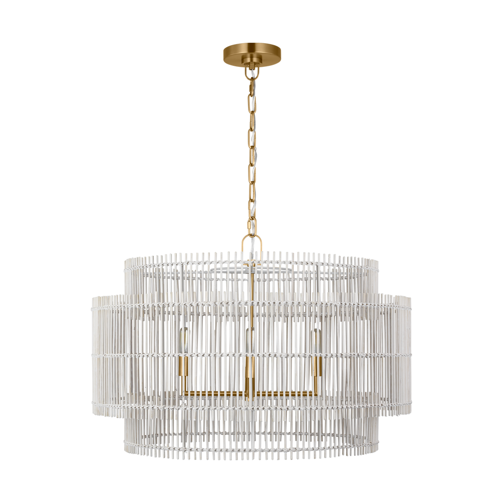 Elio Large Hanging Shade Burnished Brass