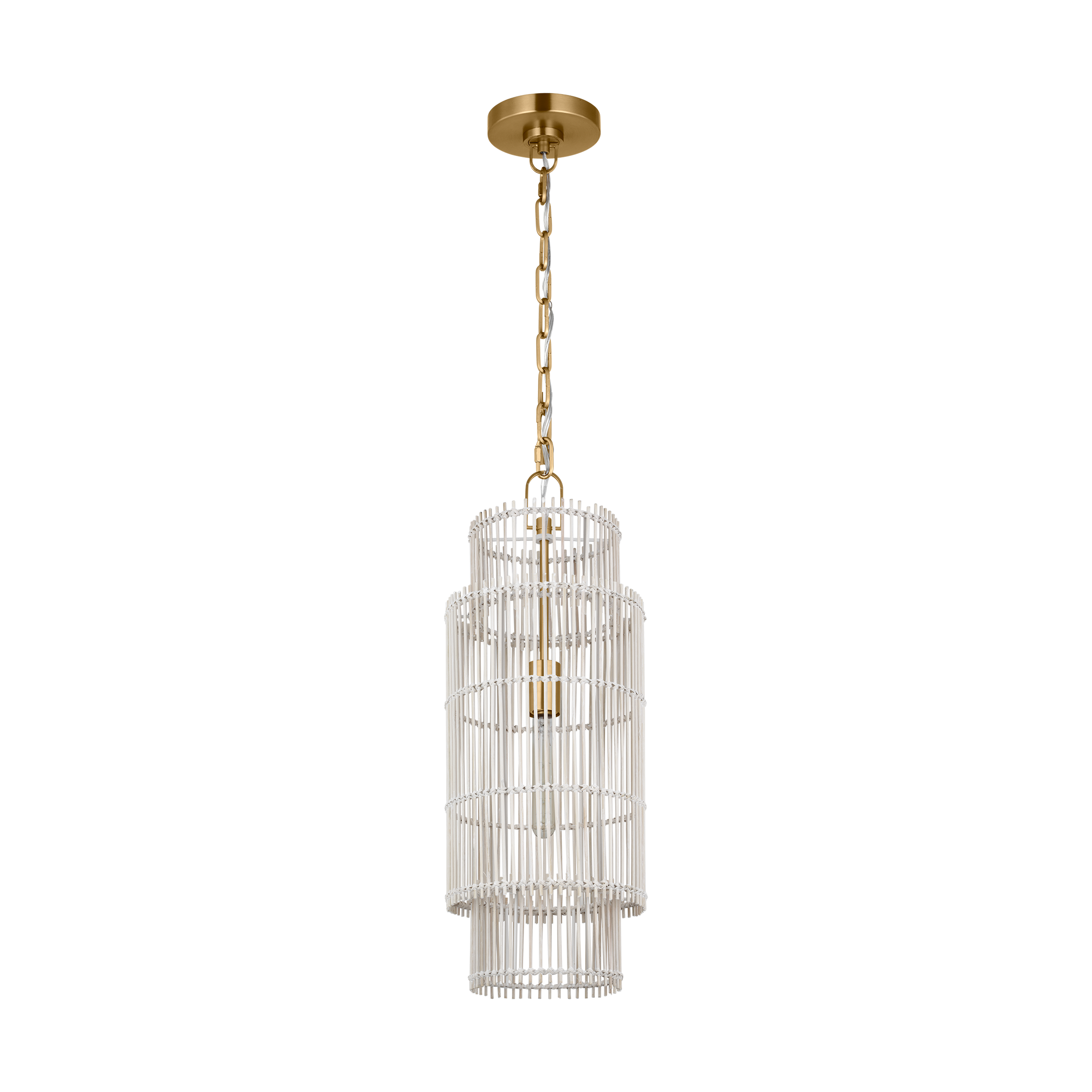 Elio Small Hanging Shade Burnished Brass
