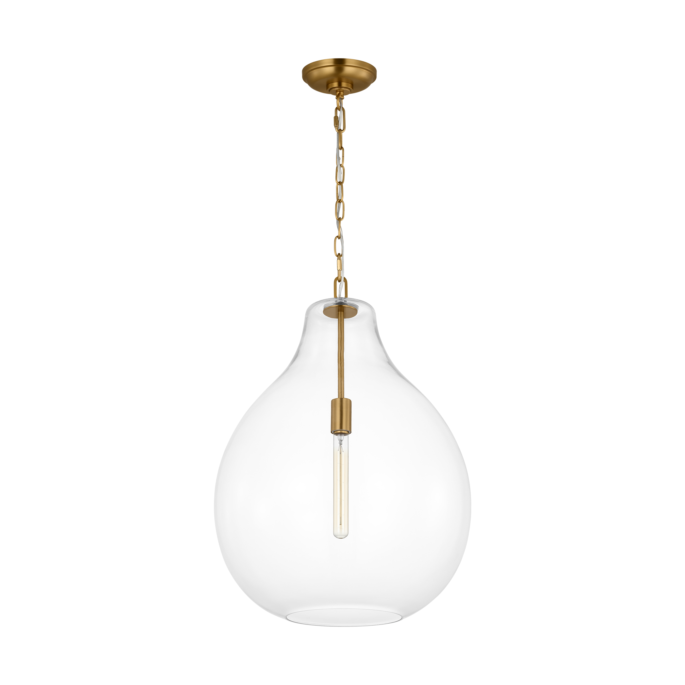 Magnus Extra Large Pendant Burnished Brass