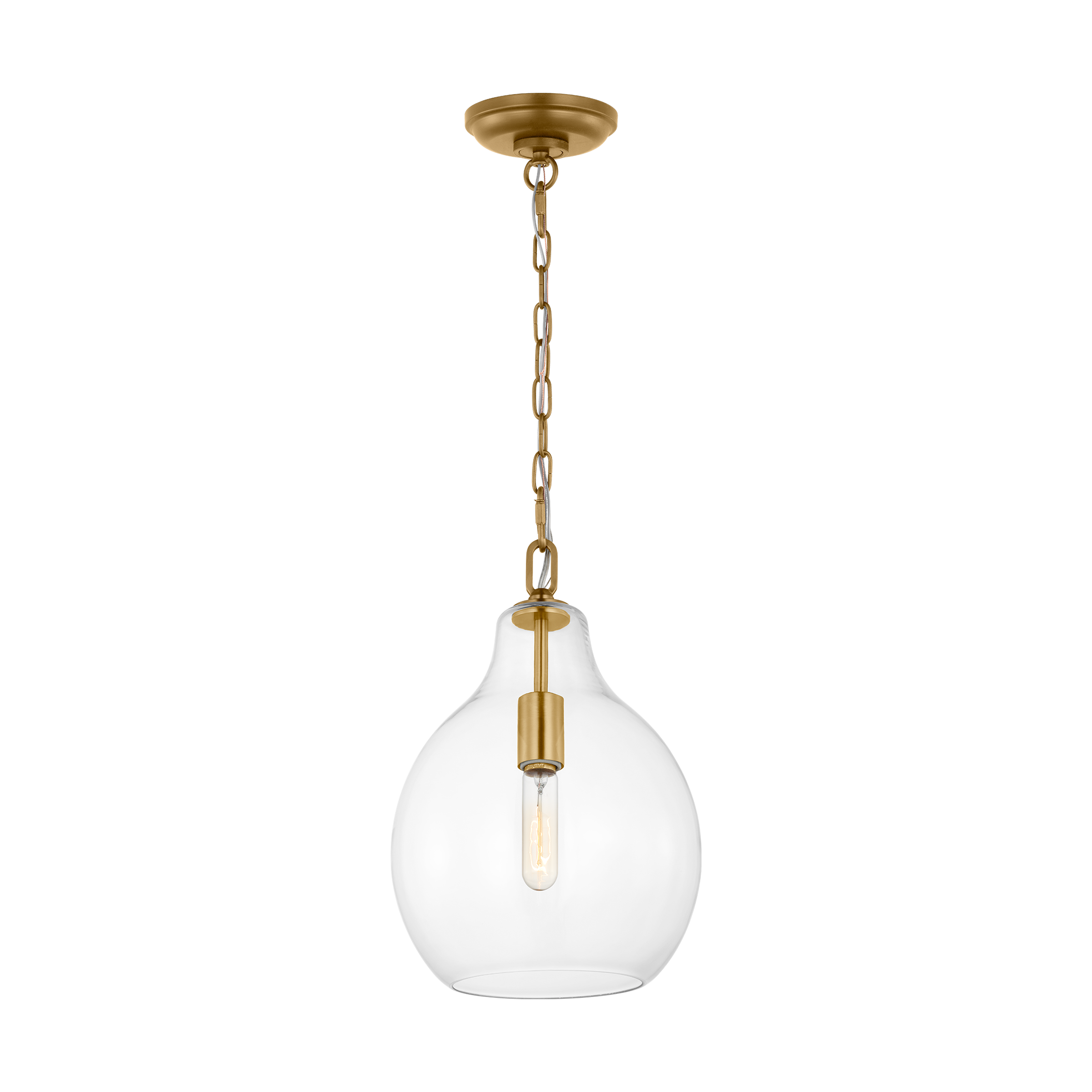 Magnus Large Pendant Burnished Brass