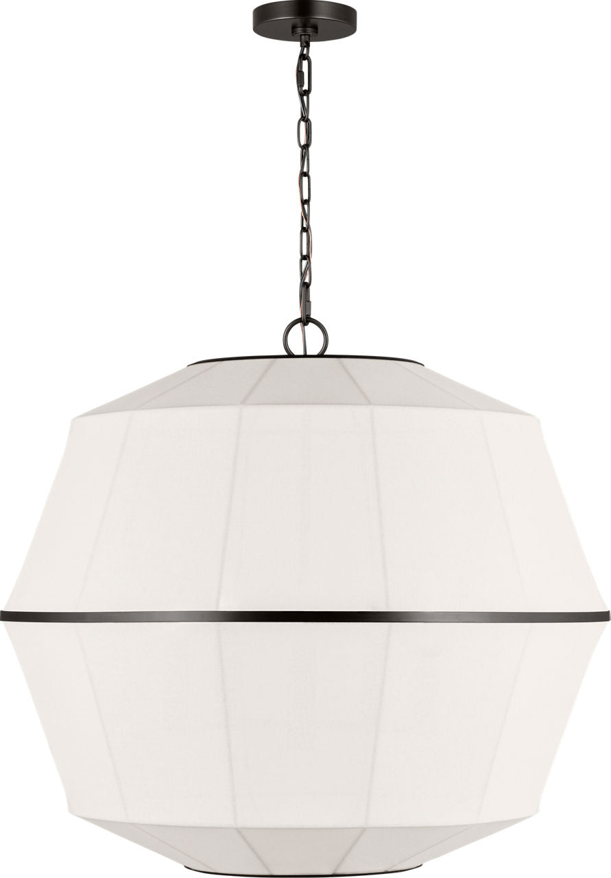 Hikari Large Chandelier Aged Iron