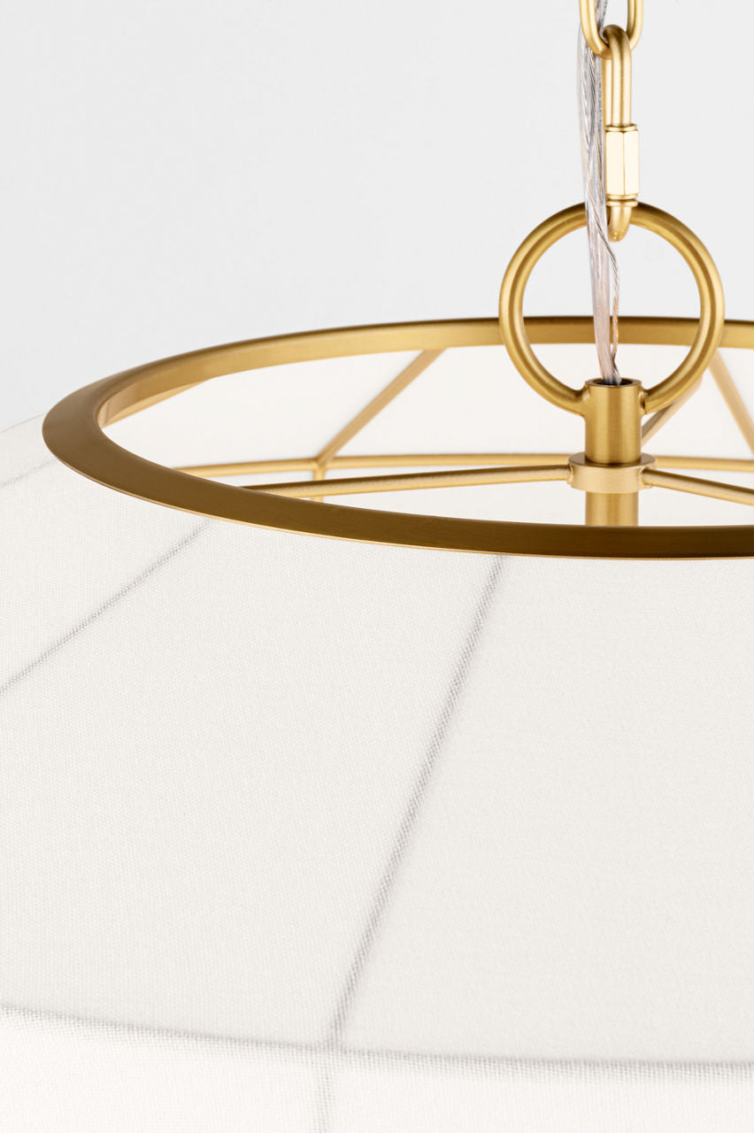 Hikari Large Lantern Burnished Brass
