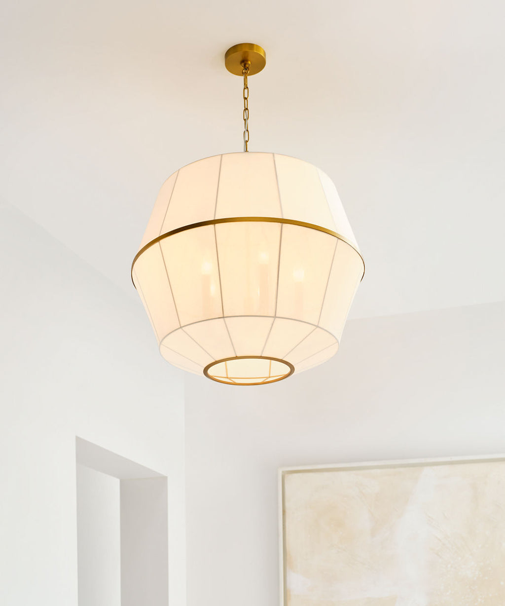 Hikari Large Lantern Burnished Brass