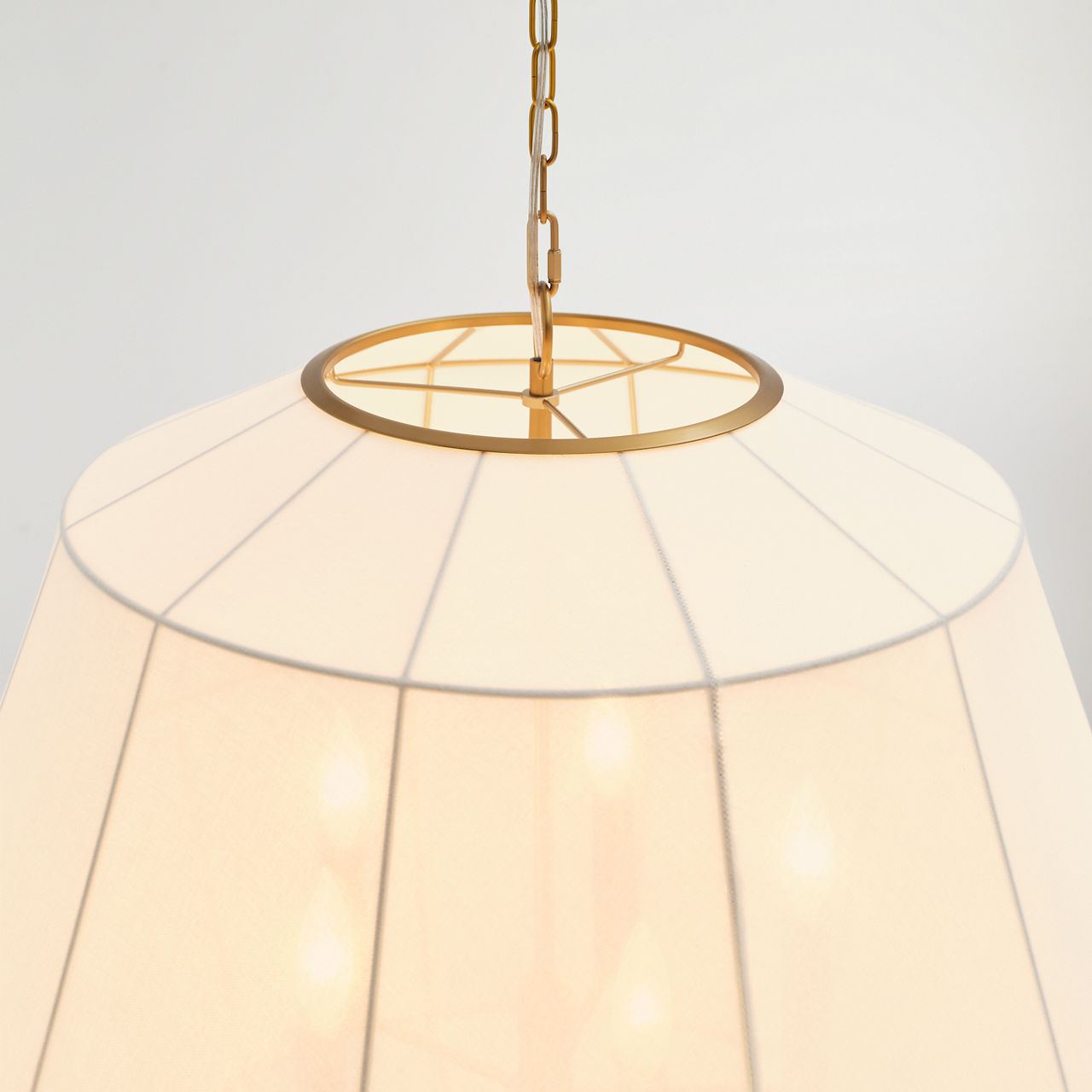 Hikari Large Lantern Burnished Brass