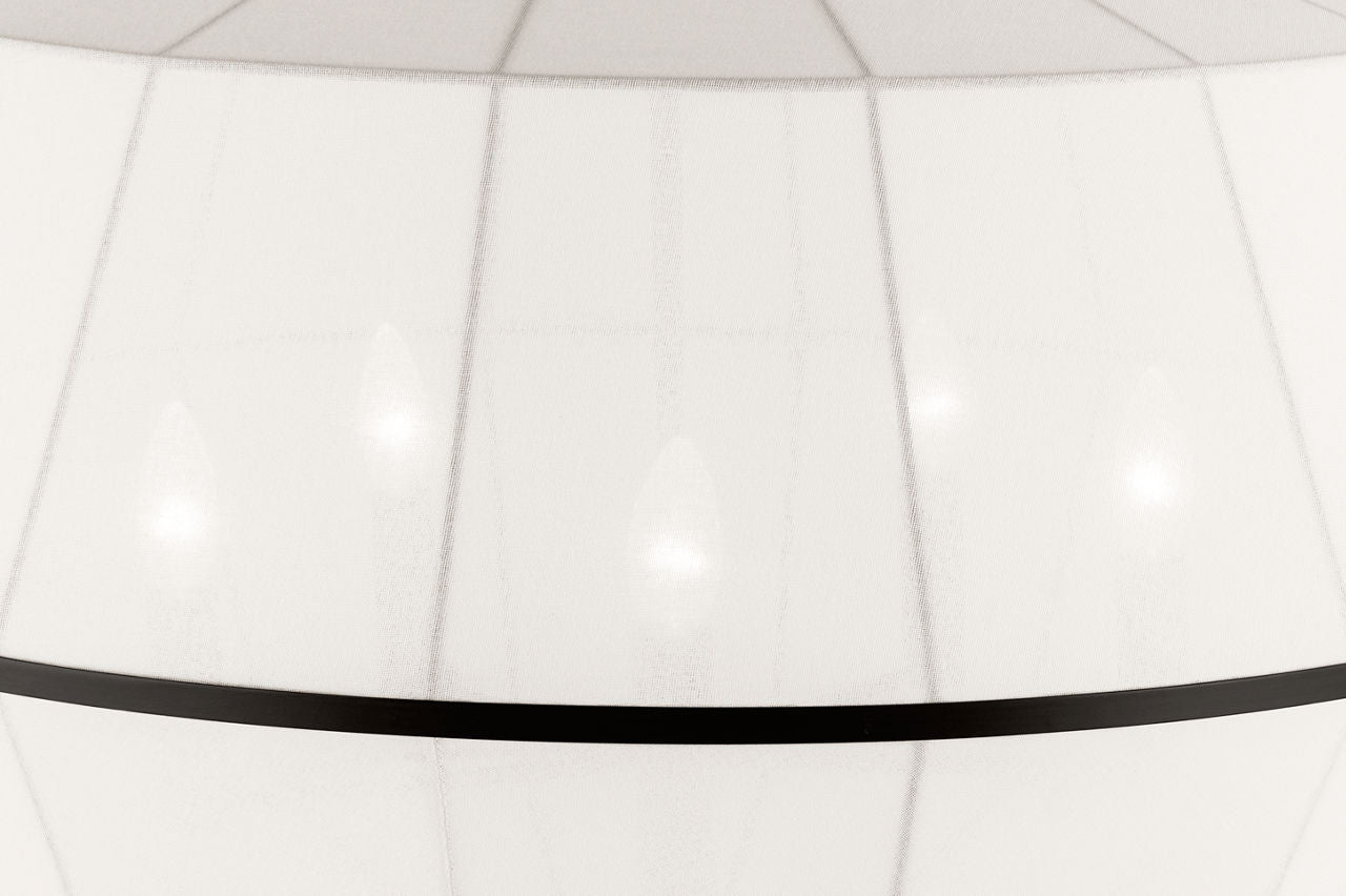 Hikari Wide Lantern Aged Iron