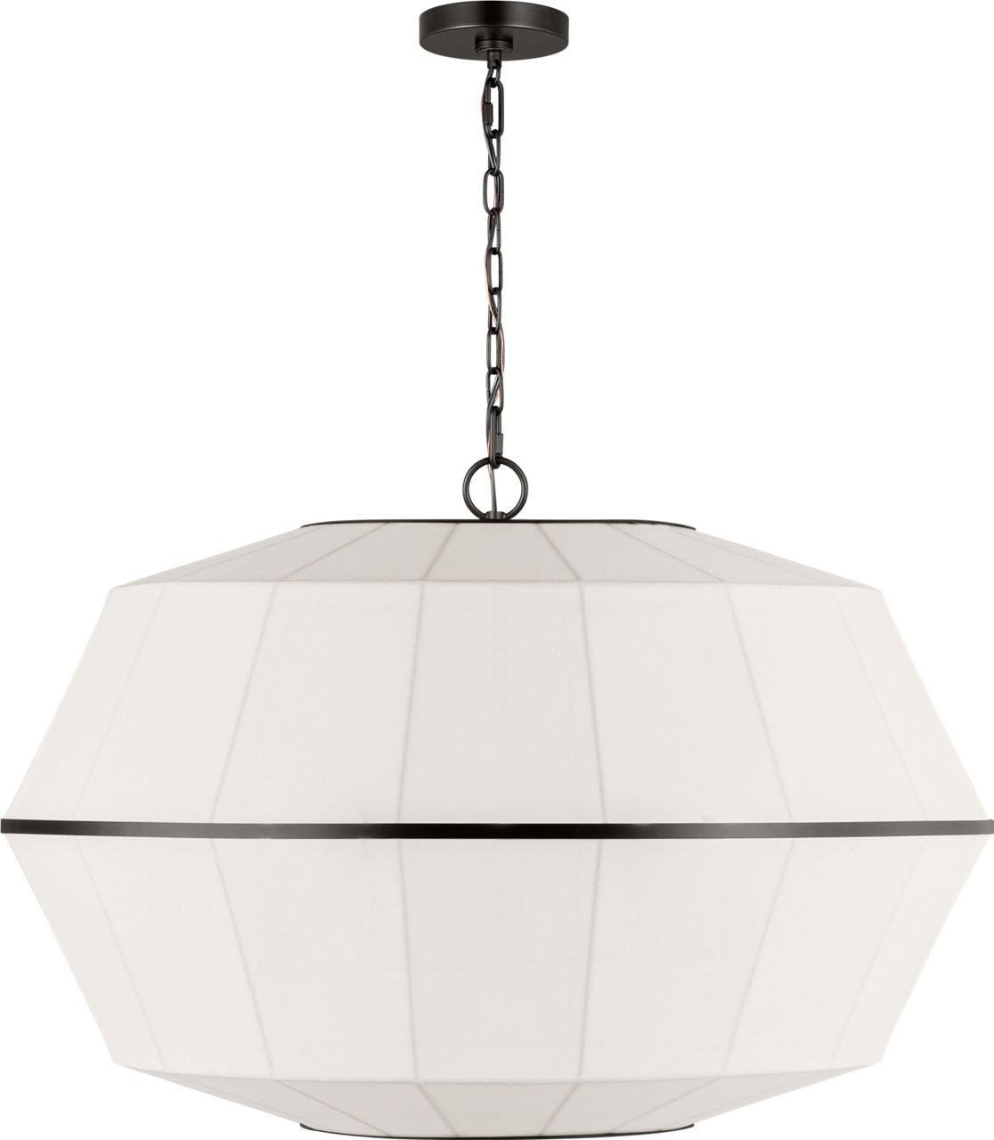 Hikari Wide Lantern Aged Iron