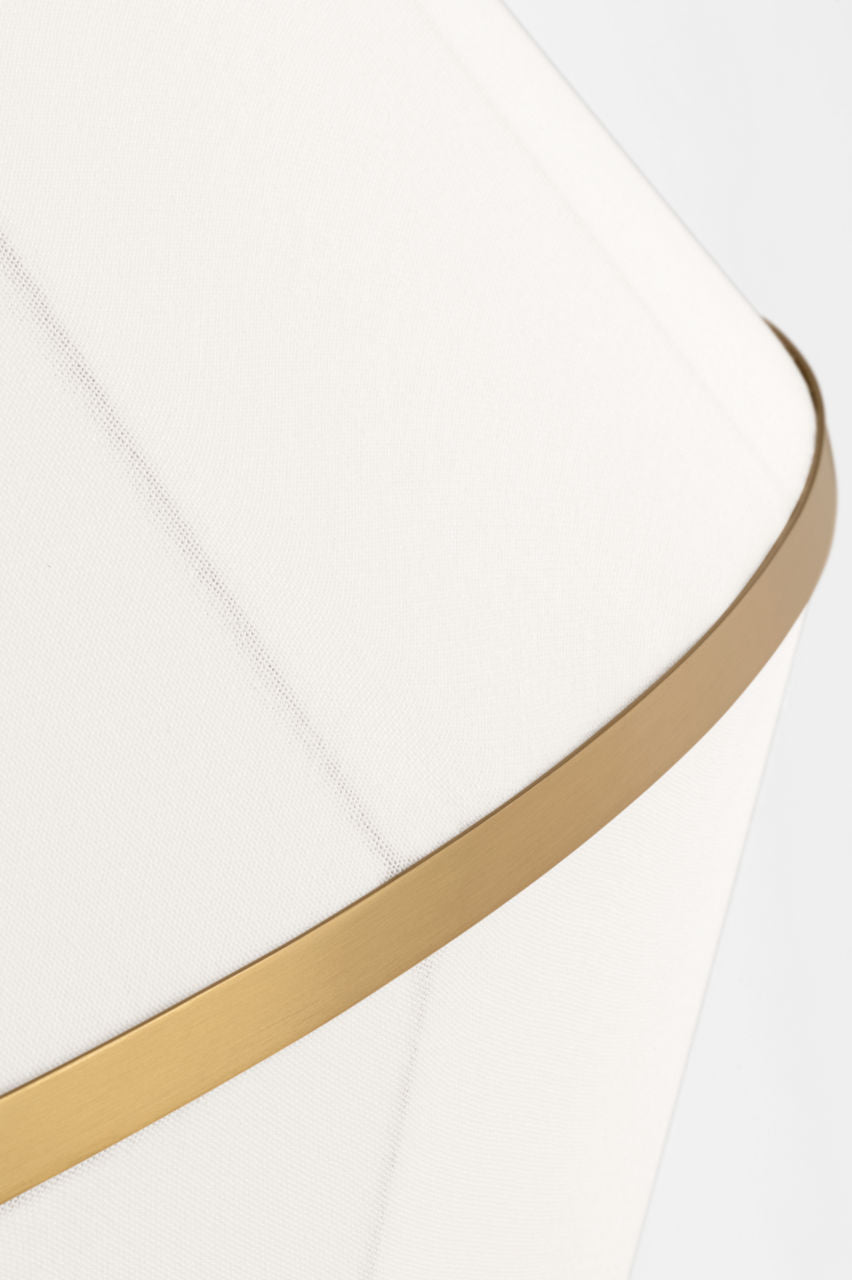 Hikari Wide Lantern Burnished Brass