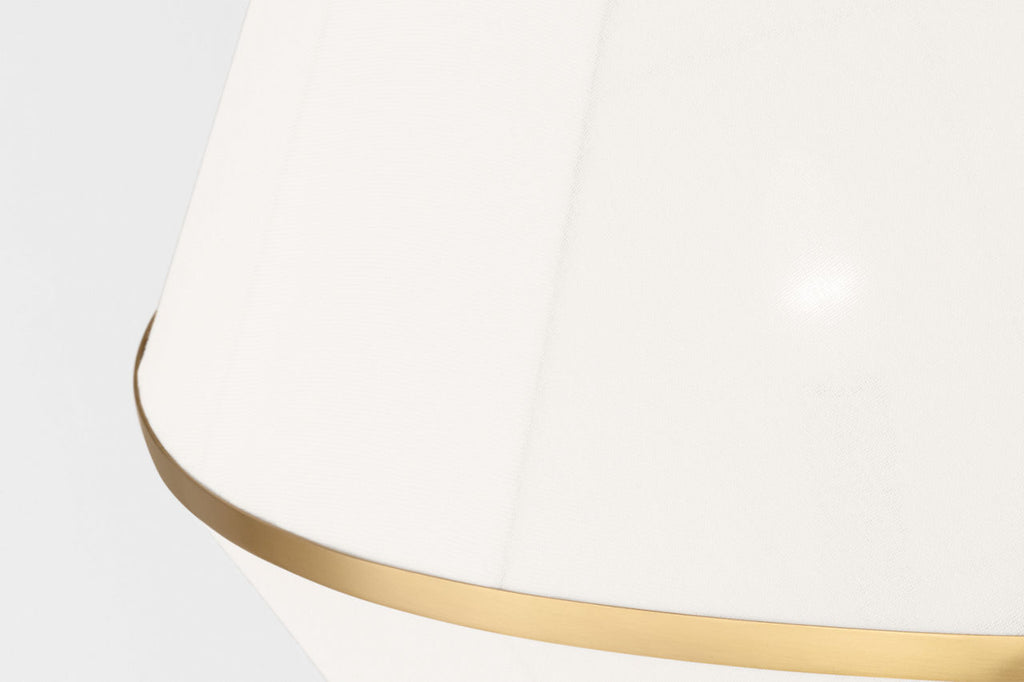 Hikari Wide Lantern Burnished Brass
