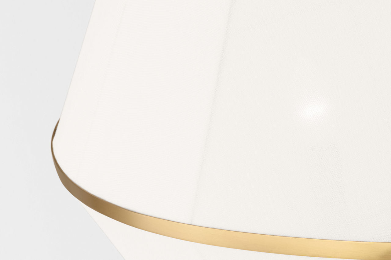 Hikari Wide Lantern Burnished Brass