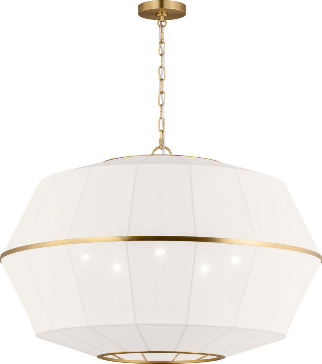 Hikari Wide Lantern Burnished Brass