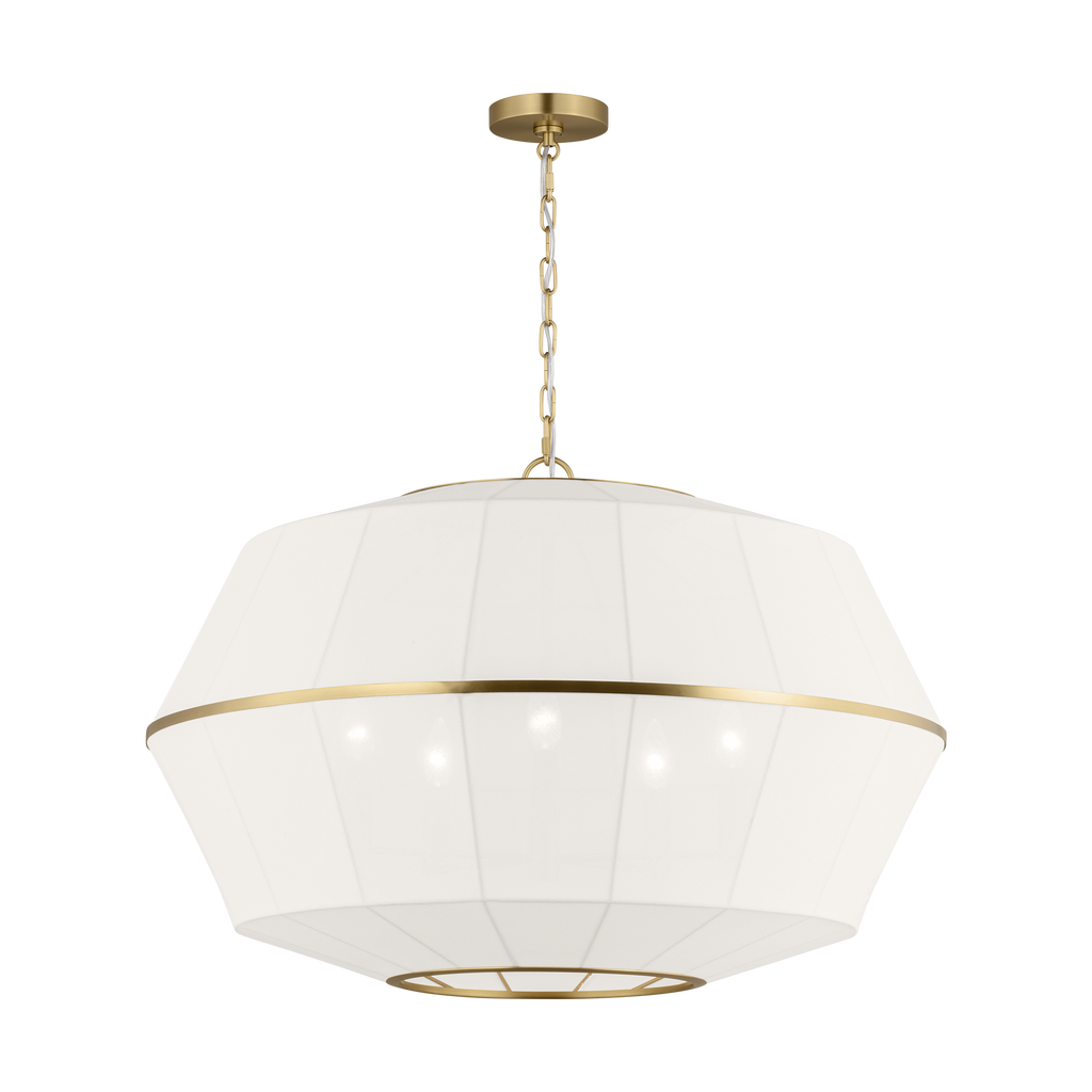 Hikari Wide Lantern Burnished Brass
