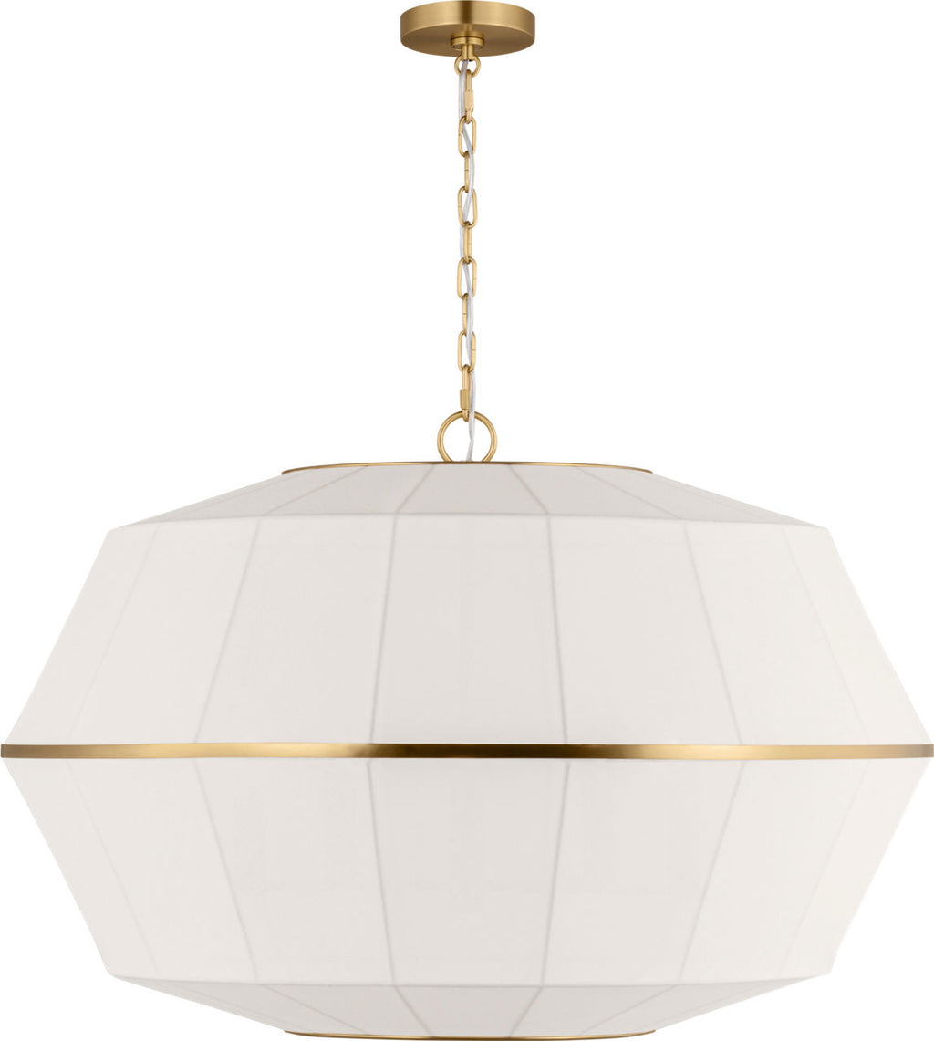 Hikari Wide Lantern Burnished Brass