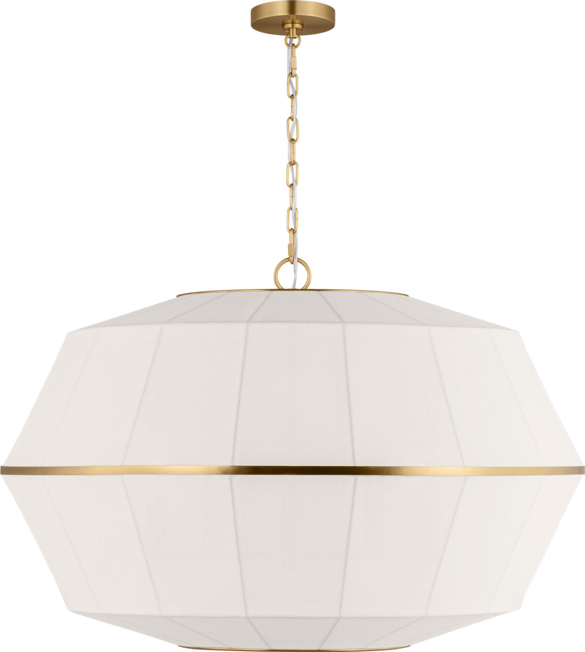 Hikari Wide Lantern Burnished Brass
