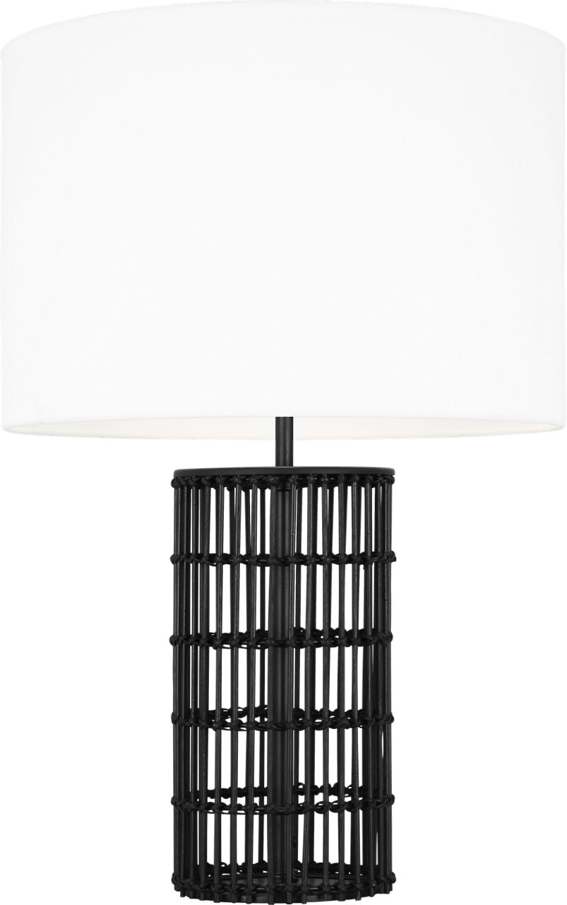 Elio Medium Table Lamp Aged Iron Bulbs Inc