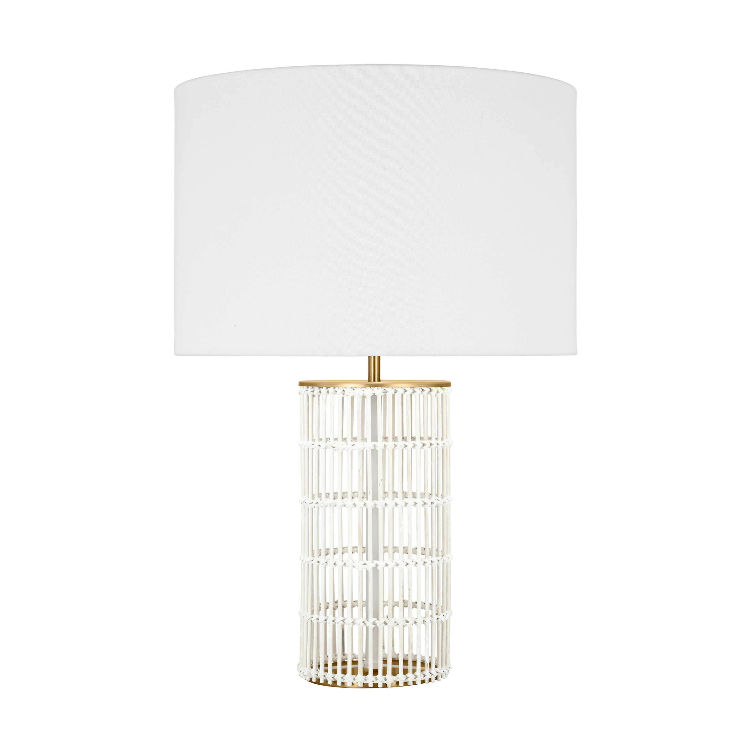 Elio Medium Table Lamp Burnished Brass Bulbs Inc