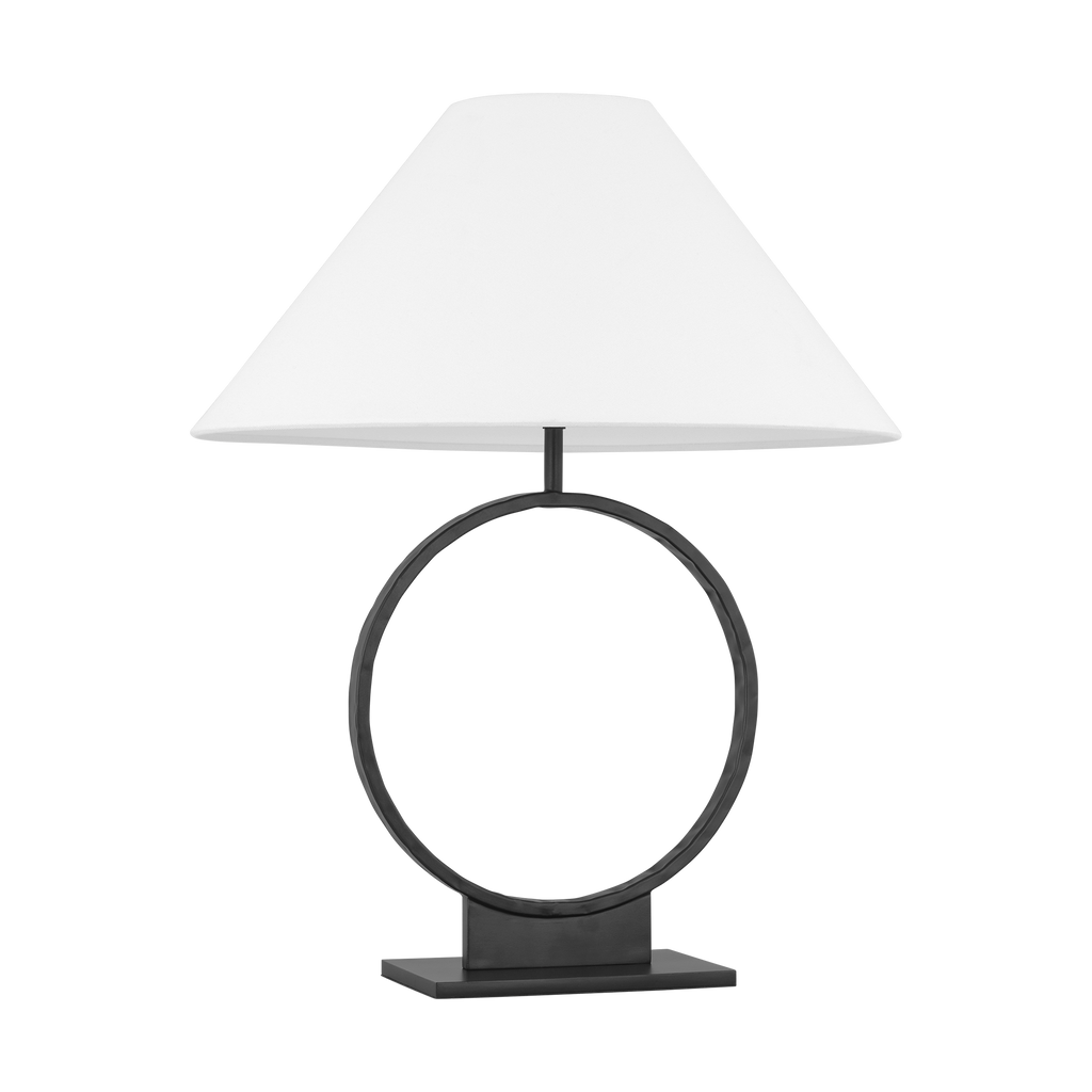 Orion Medium Table Lamp Aged Iron Bulbs Inc