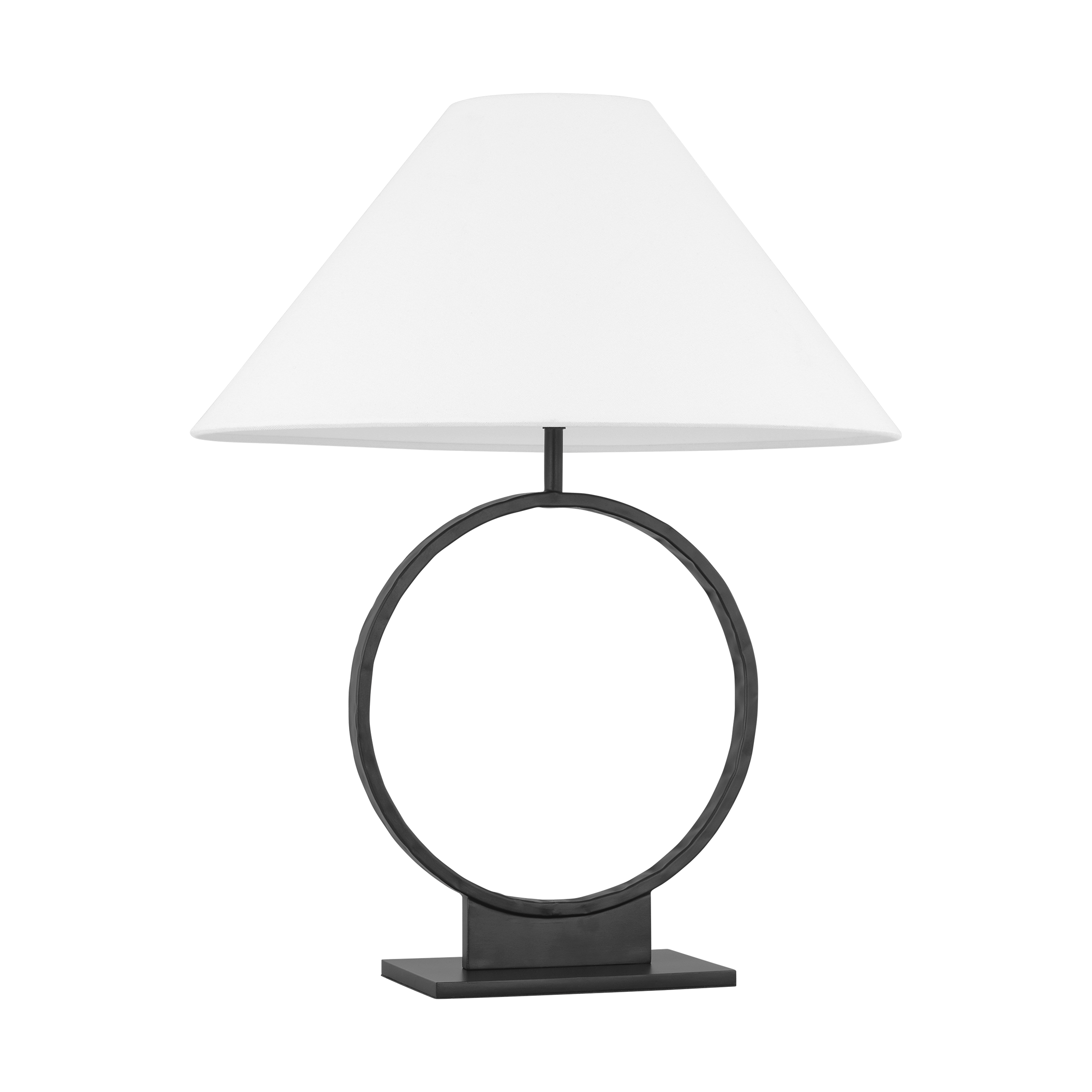Orion Medium Table Lamp Aged Iron Bulbs Inc
