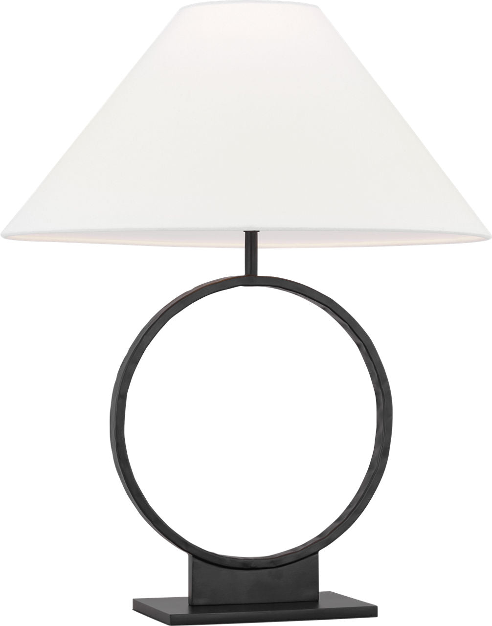 Orion Medium Table Lamp Aged Iron Bulbs Inc