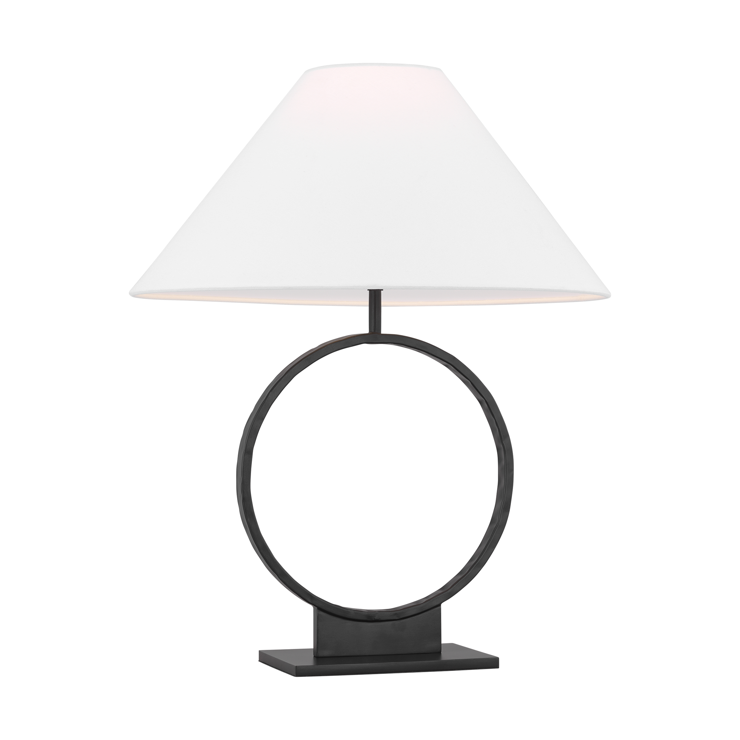 Orion Medium Table Lamp Aged Iron Bulbs Inc