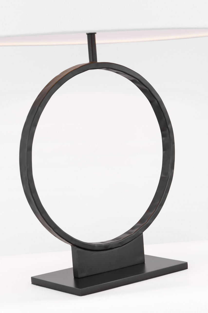 Orion Medium Table Lamp Aged Iron Bulbs Inc