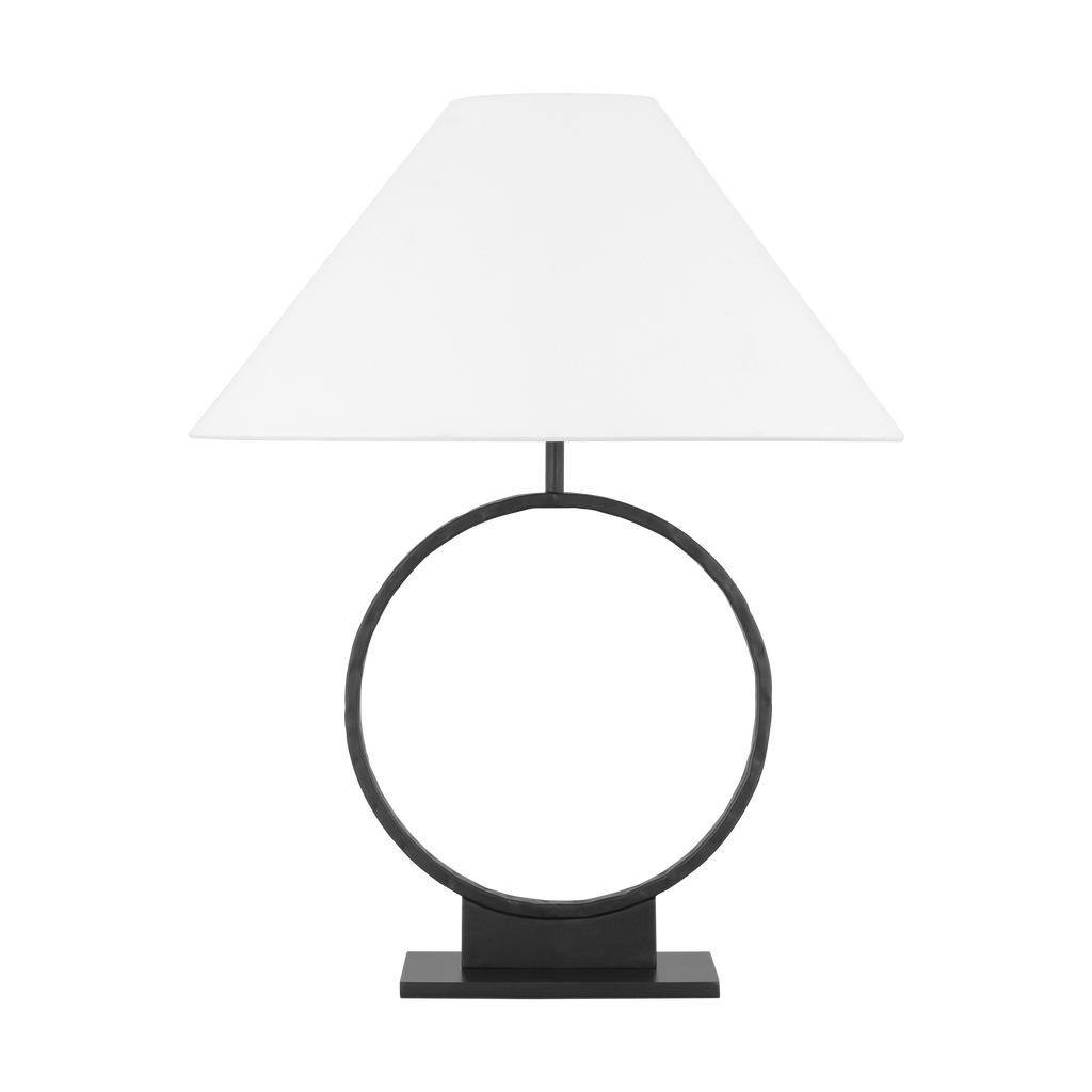 Orion Medium Table Lamp Aged Iron Bulbs Inc