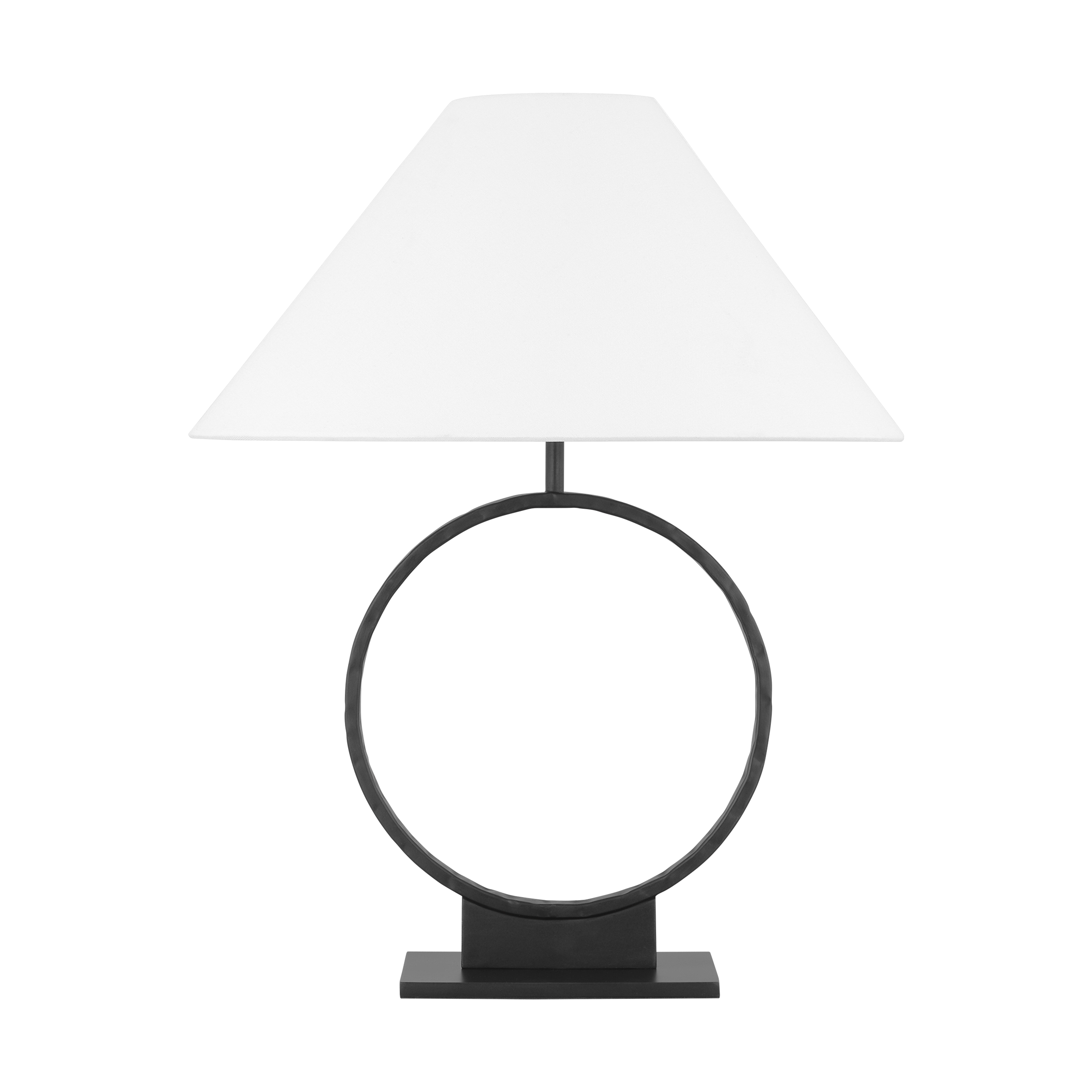 Orion Medium Table Lamp Aged Iron Bulbs Inc
