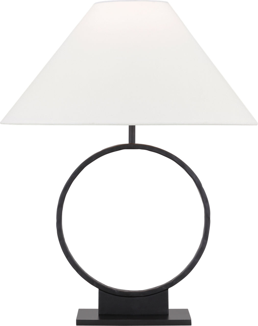 Orion Medium Table Lamp Aged Iron Bulbs Inc
