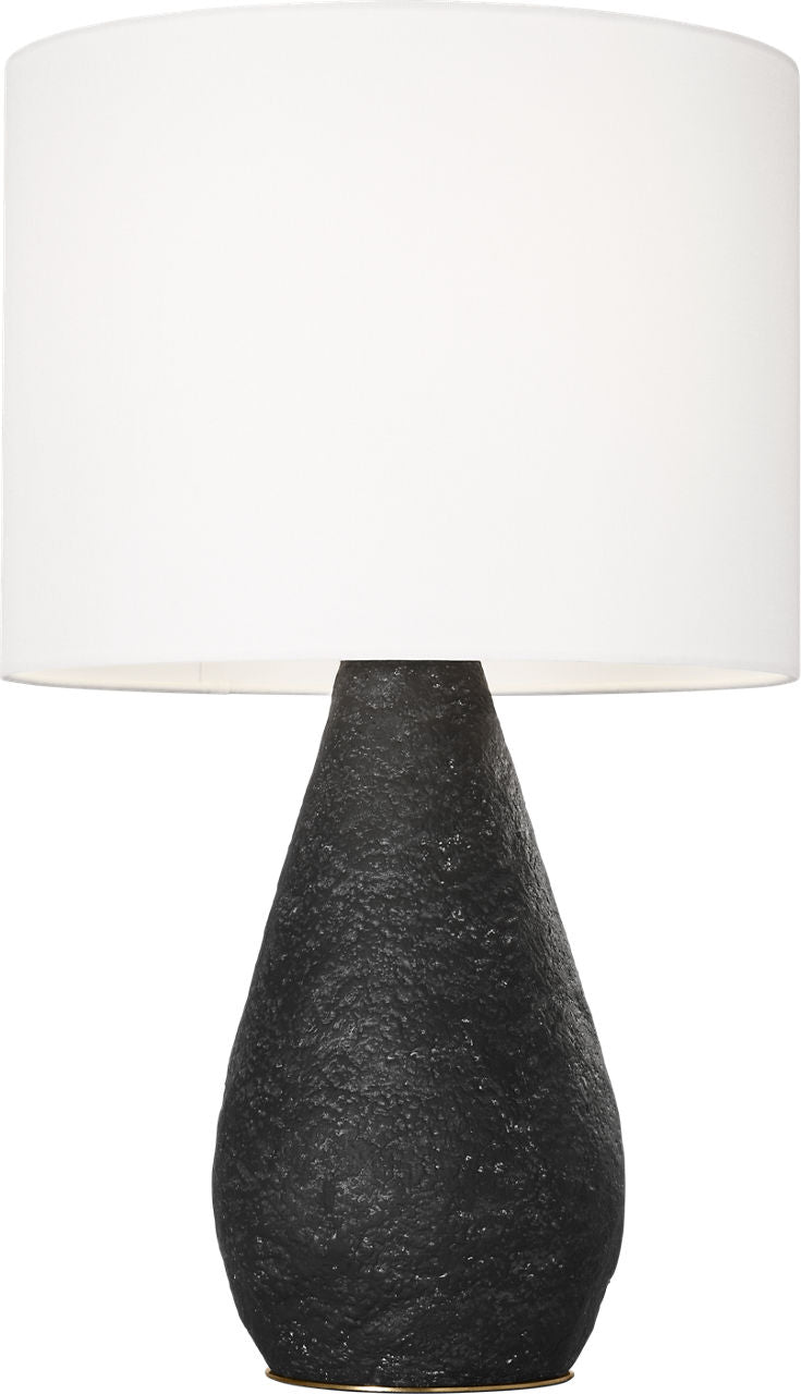 Breccia Medium Table Lamp Black Wash