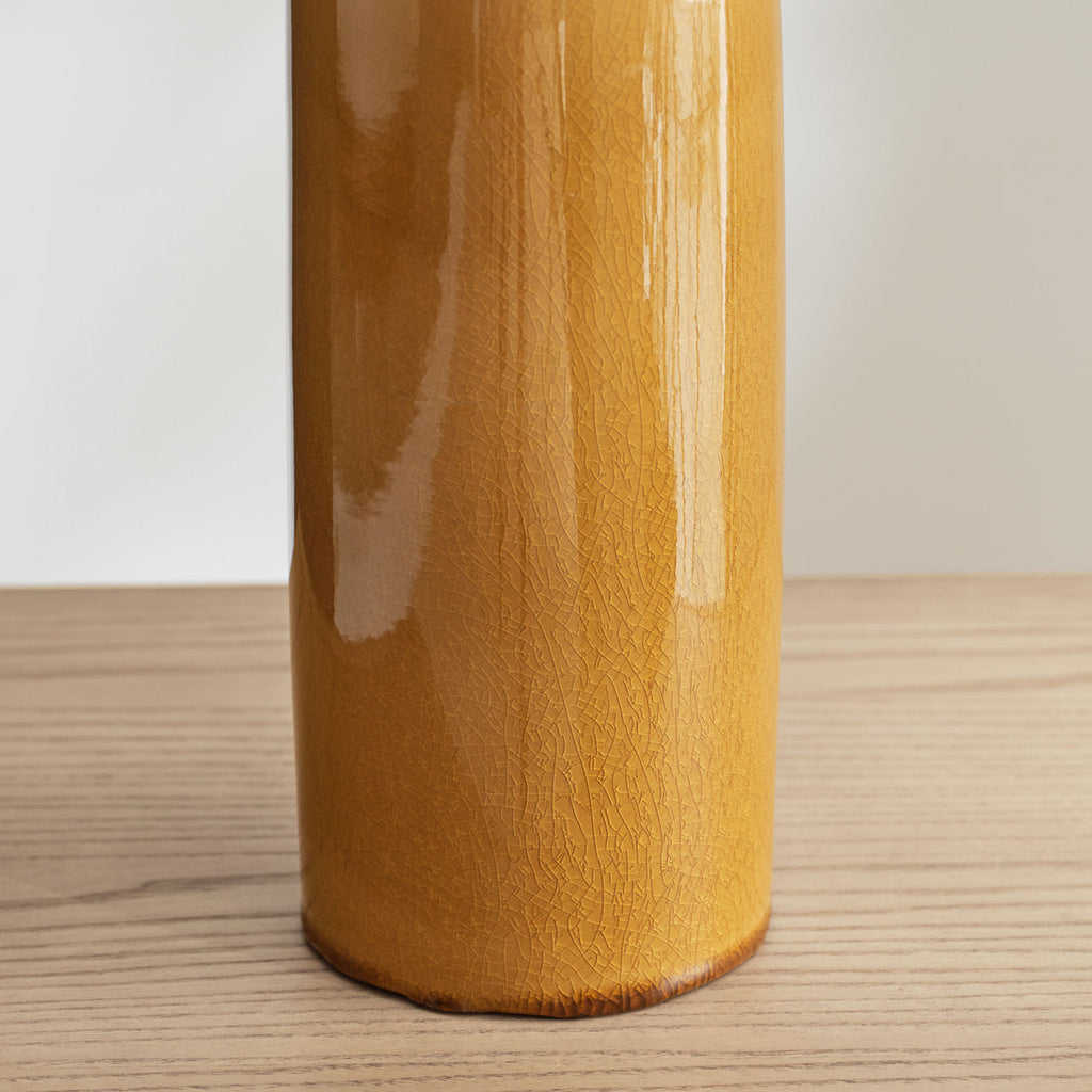 Feikudo Medium Table Lamp Cracked Honey