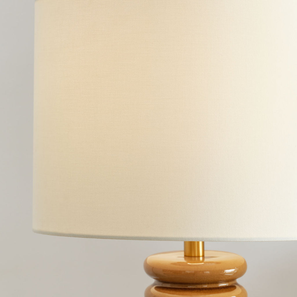 Feikudo Medium Table Lamp Cracked Honey