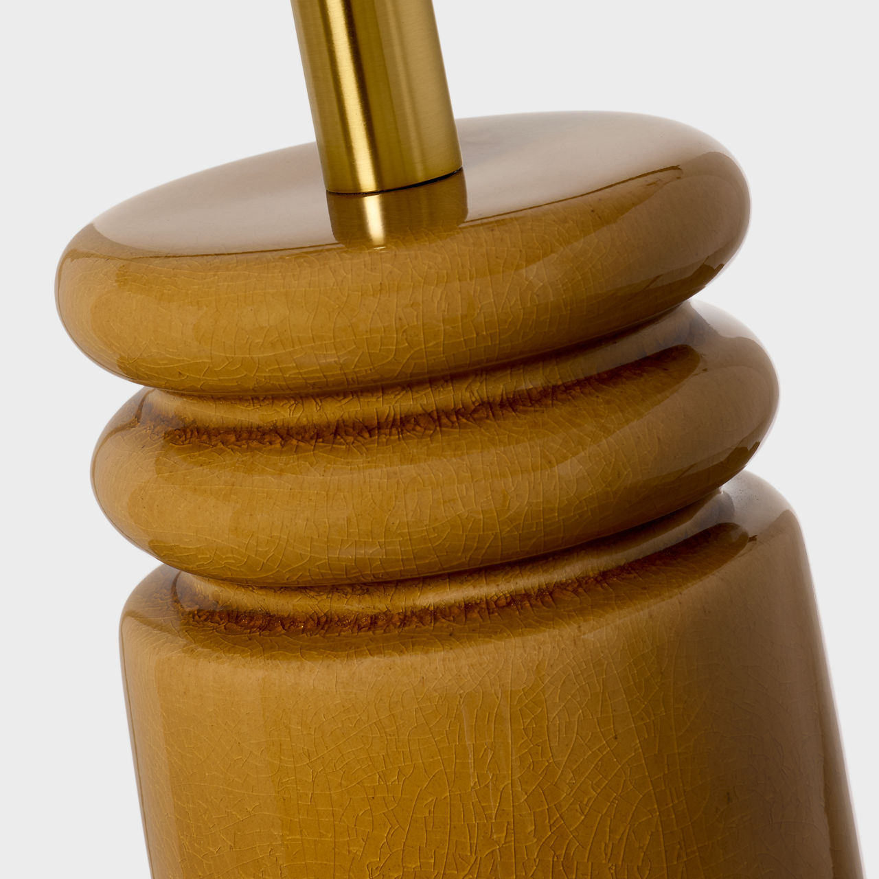 Feikudo Medium Table Lamp Cracked Honey
