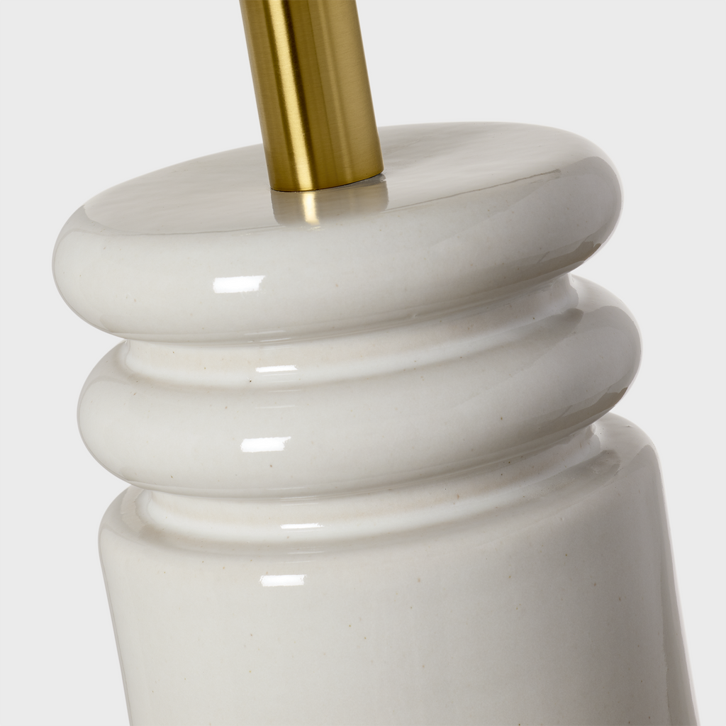 Feikudo Medium Table Lamp Glossy White