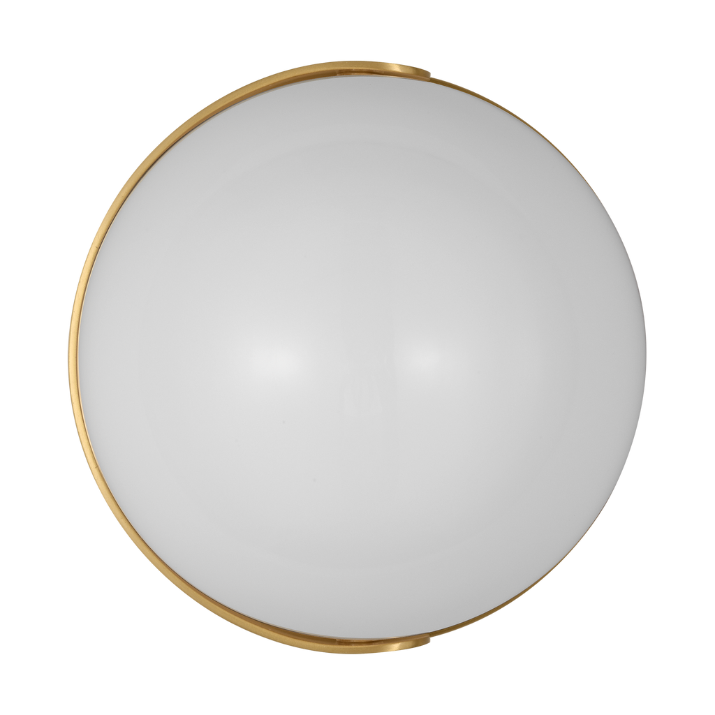 Syrie Small Vanity Burnished Brass Bulbs Inc
